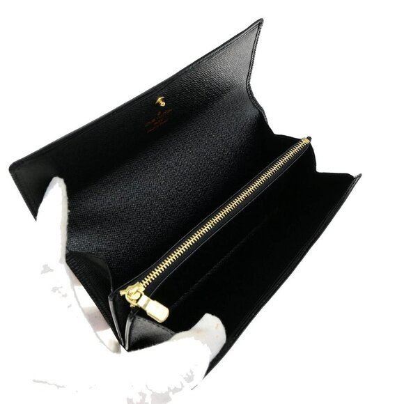 LOUIS VUITTON Logo Pochette Credit Long Wallet Epi Leather - Picture 6 of 14